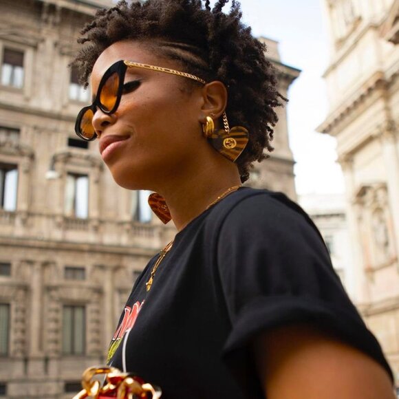 NWT GUCCI GG0978S - 002 CAT EYE SUNGLASSES - Picture 7 of 9